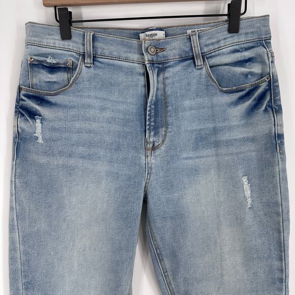 Kensie Jeans The Ultimate High Rise Skinny Raw Slit Edge Hem Womens 30 10 - Picture 2 of 11